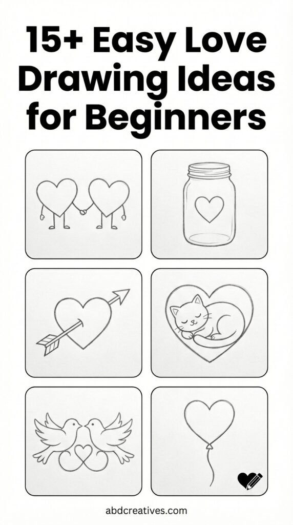 Easy Love Drawing Ideas for Beginners