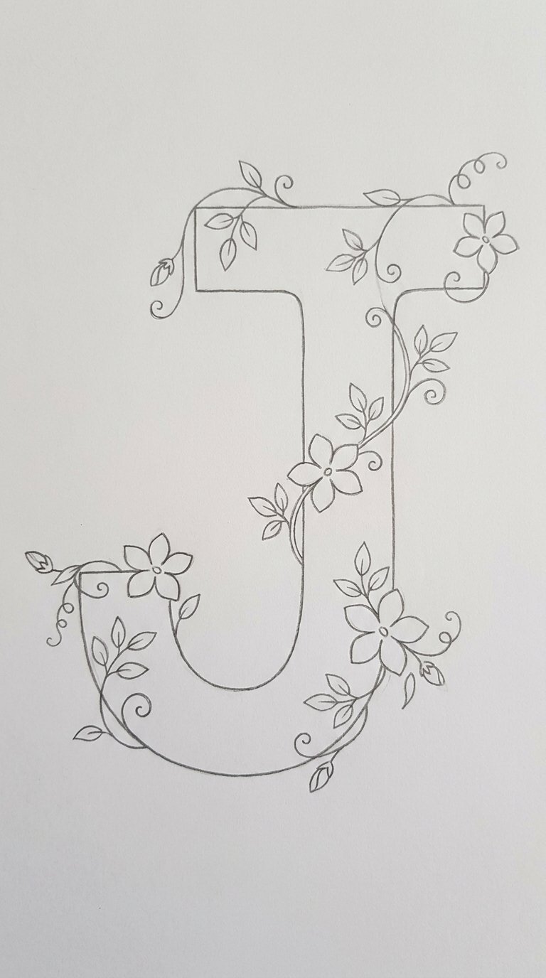 15 Easy Jasmine Flower Drawing Ideas for Beginners 2 Jasmine Flower Alphabet Letter Art