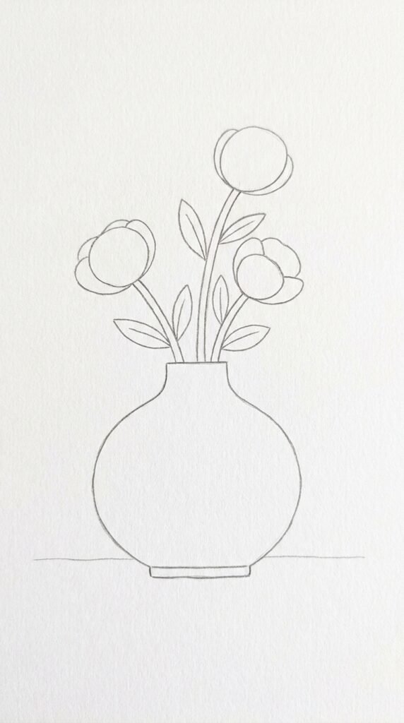 Anemone in a Simple Vase
