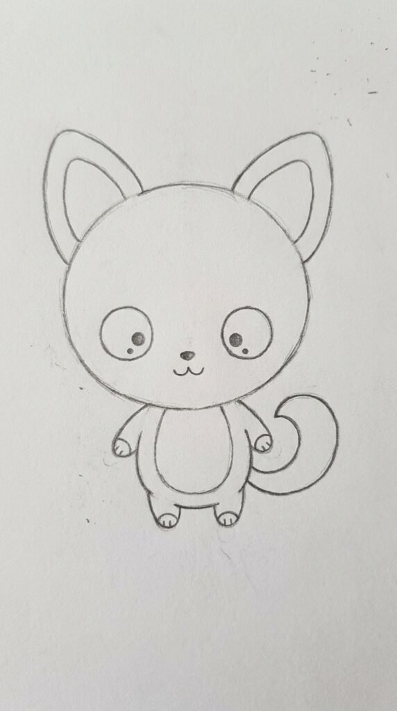 Baby Fox Drawing