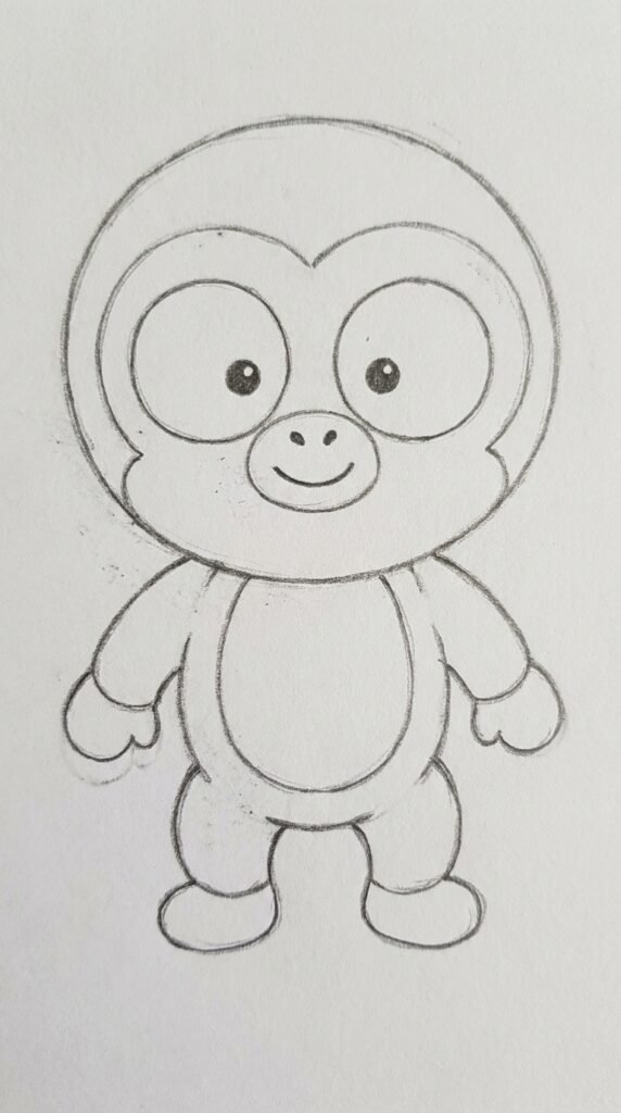 Baby Monkey Drawing ideas
