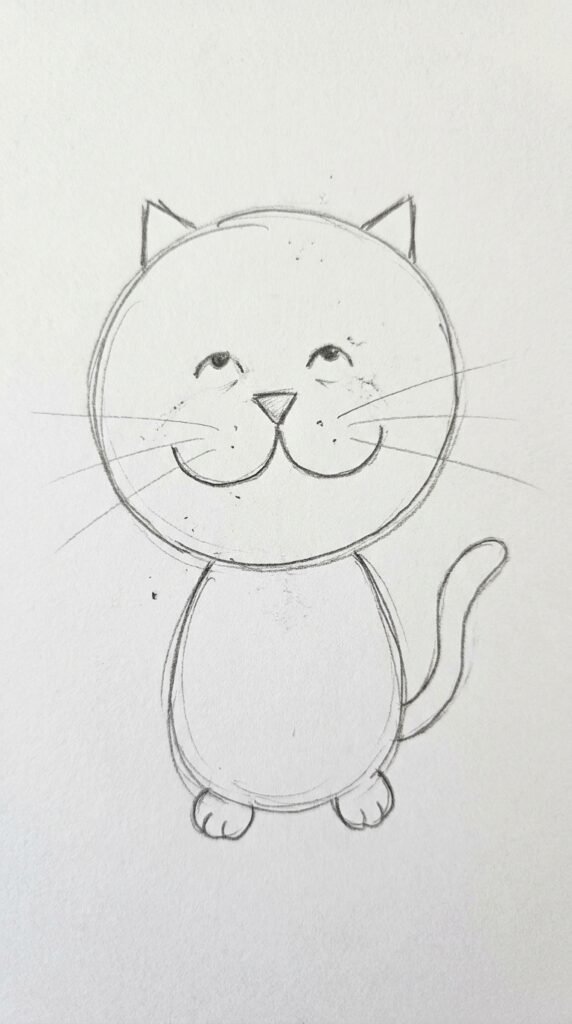 Cat Looking Up