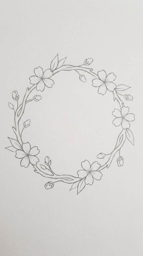 Cherry Blossom Wreath