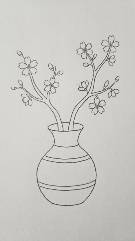 Cherry Blossom in a Small Vase
