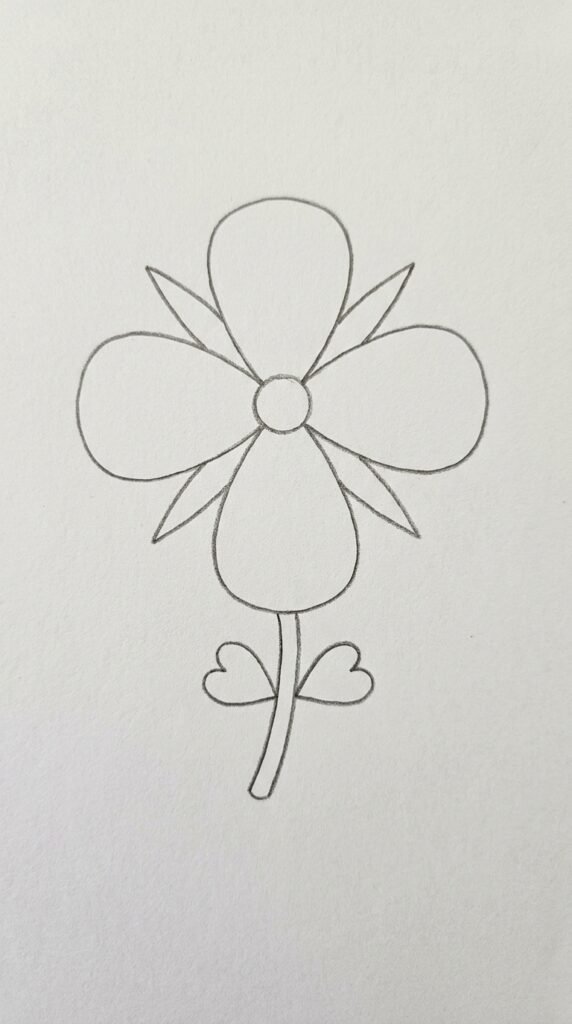 Genbenya Four Petal Square Flower