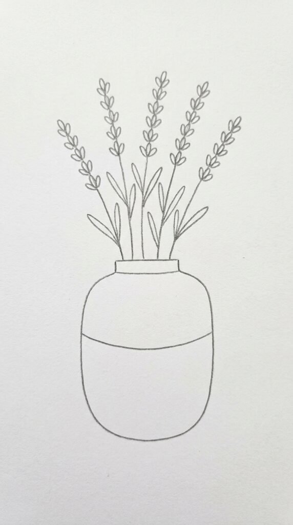 Lavender Bookmark Design