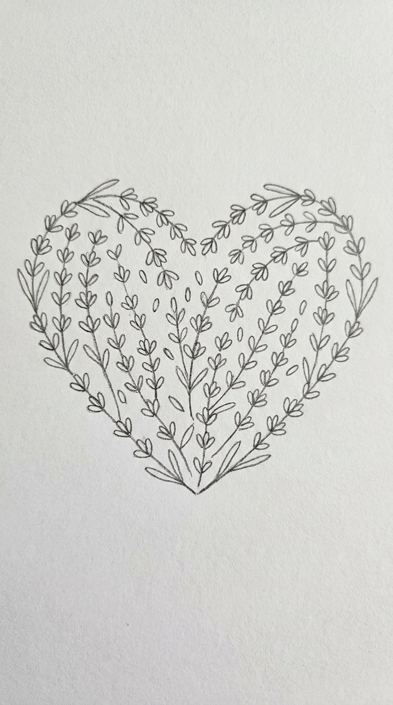 13 Lavender Flower Drawing Ideas for Beginners (Easy Step-by-Step) 4 Lavender Bouquet in a Vase