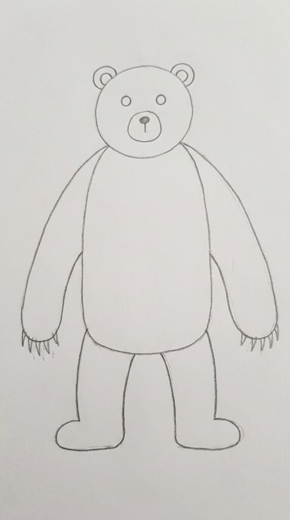 Standing Grizzly Bear