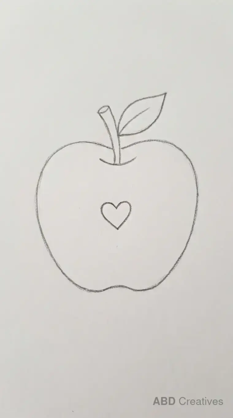 Apple With a Heart