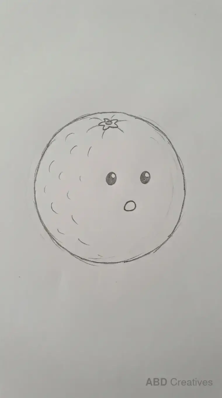 Orange With a Face