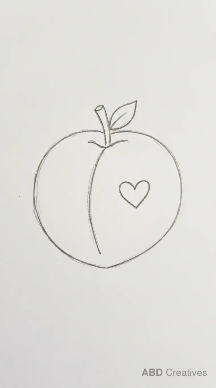 Peach With a Heart