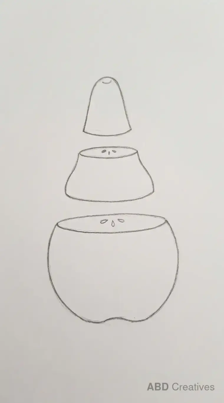 Pear Cut Into Pieces