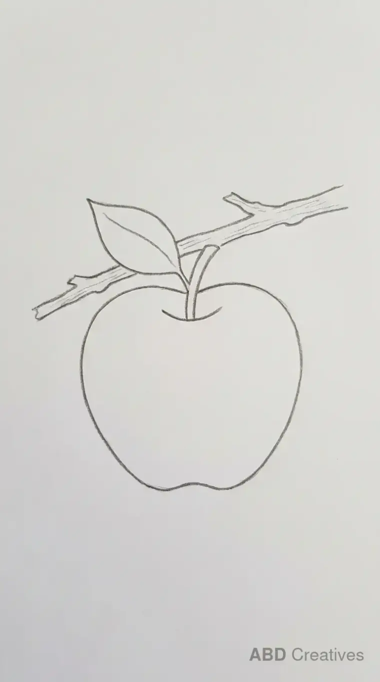 Apple on a Tree Branch