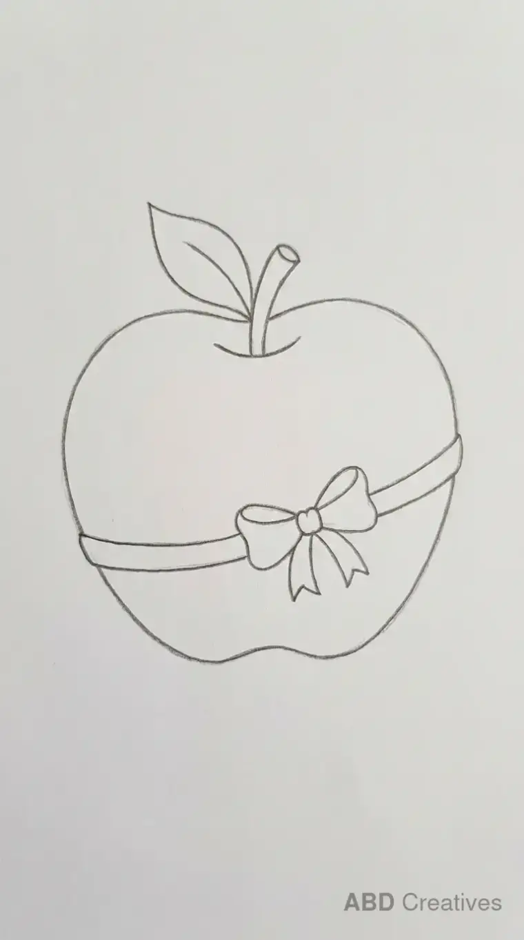 Apple With a Ribbon