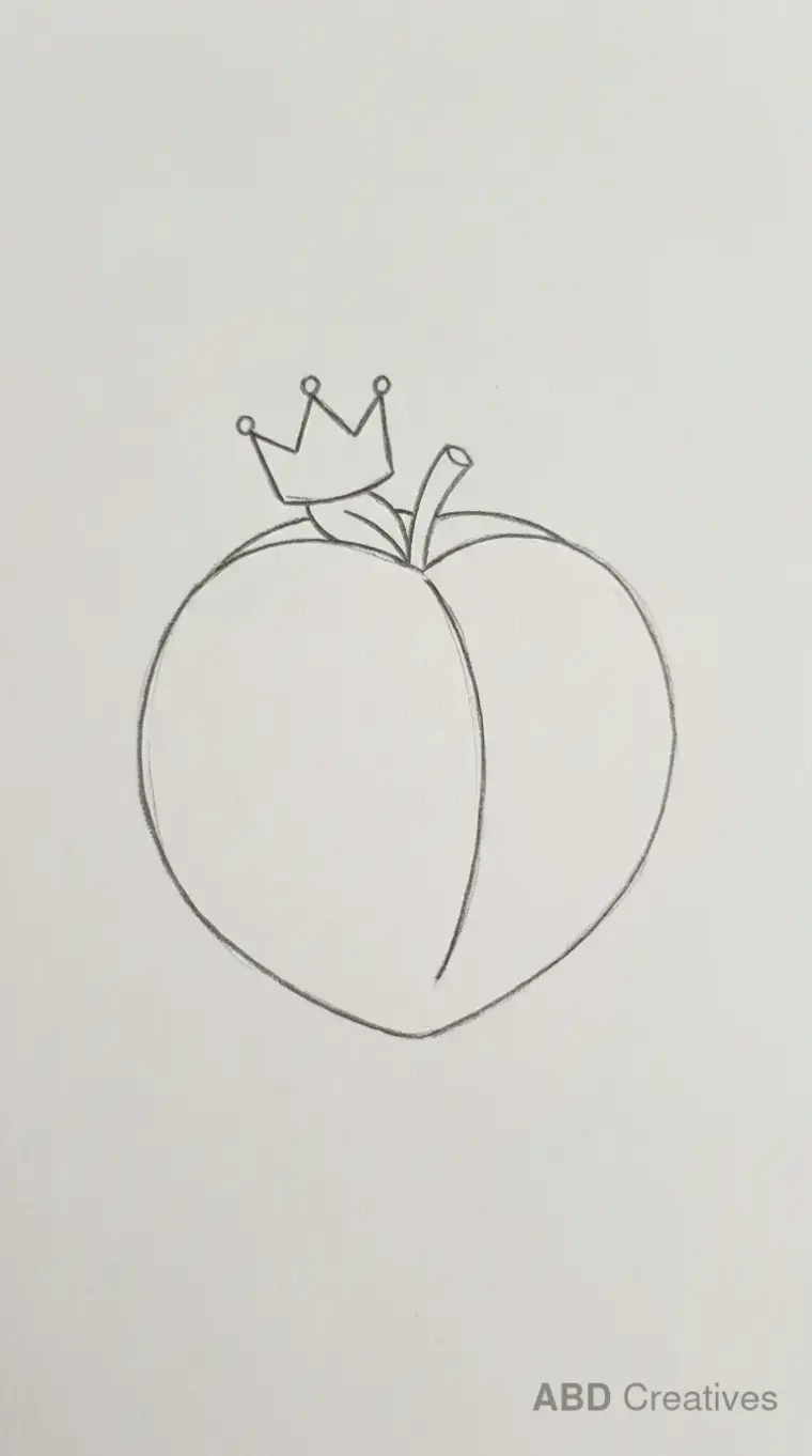 Peach With a Small Crown