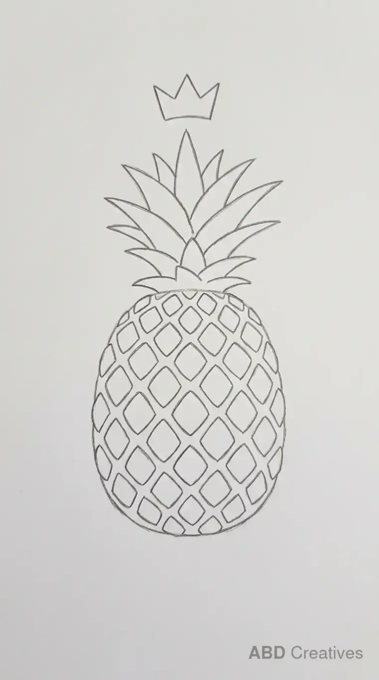 Pineapple With a Small Crown