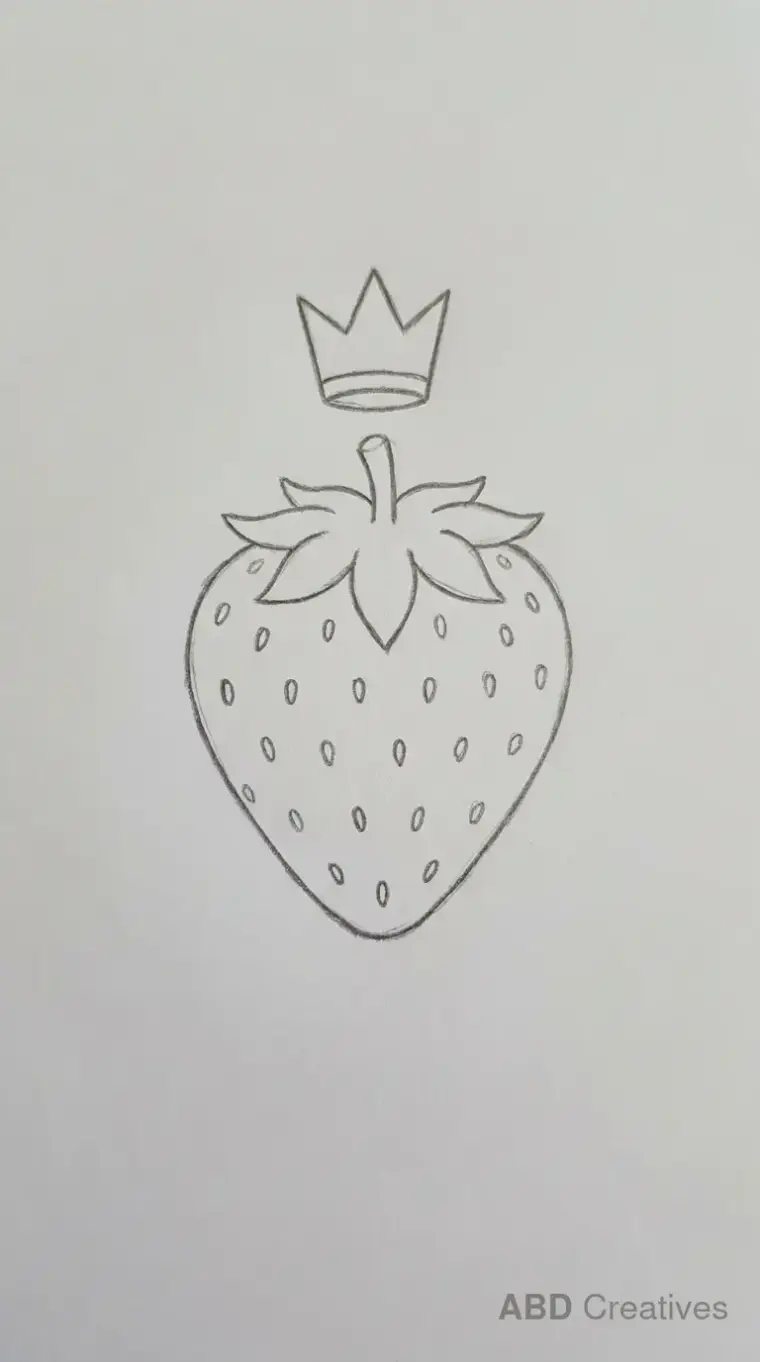Strawberry With a Small Crown