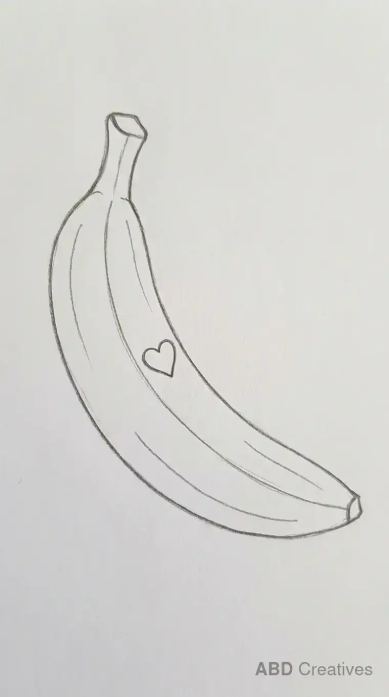 Banana With a Heart