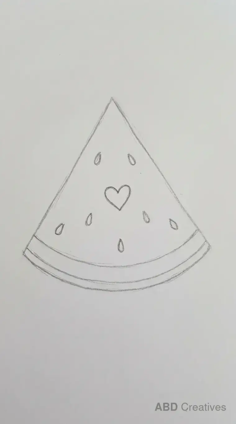 Watermelon With a Heart