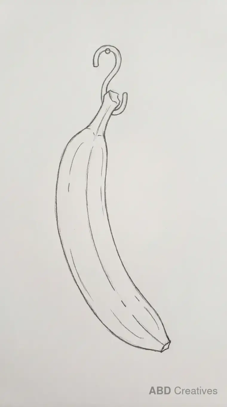 Banana Hanging From a Hook
