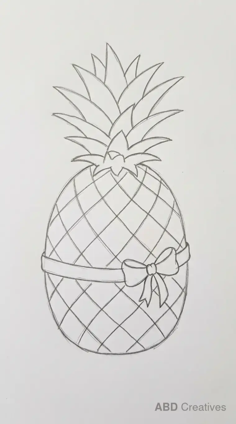 Pineapple With a Ribbon
