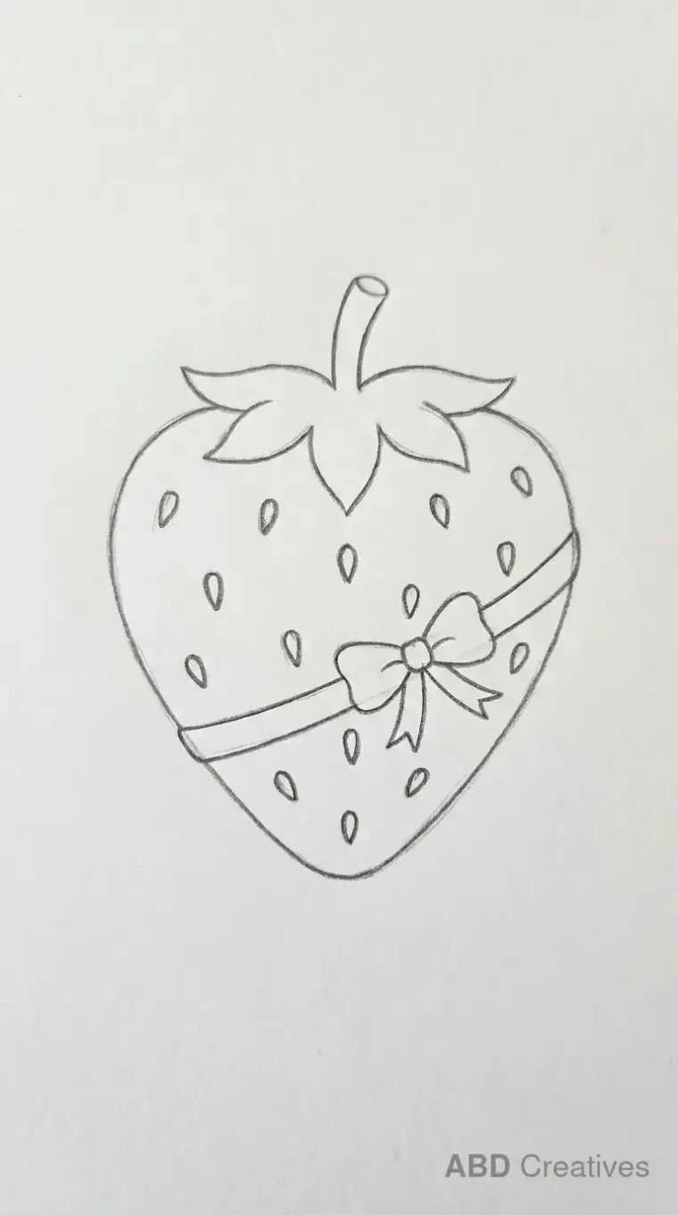 Strawberry With a Ribbon