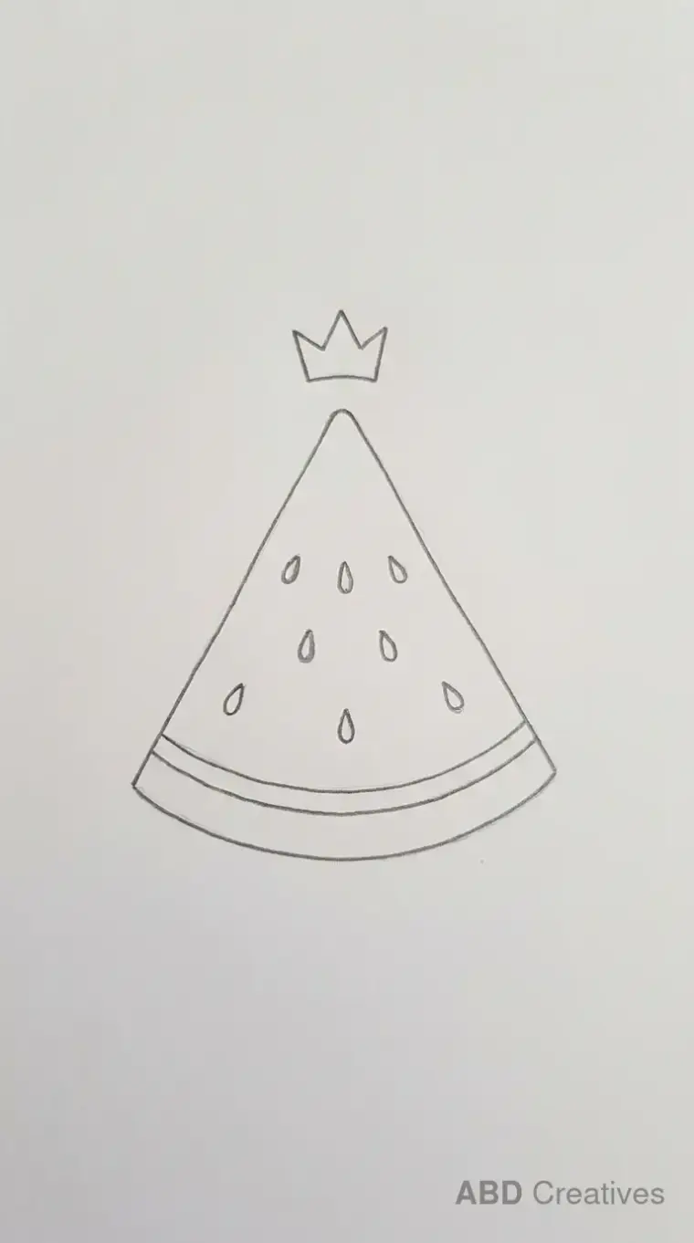 Watermelon With a Small Crown