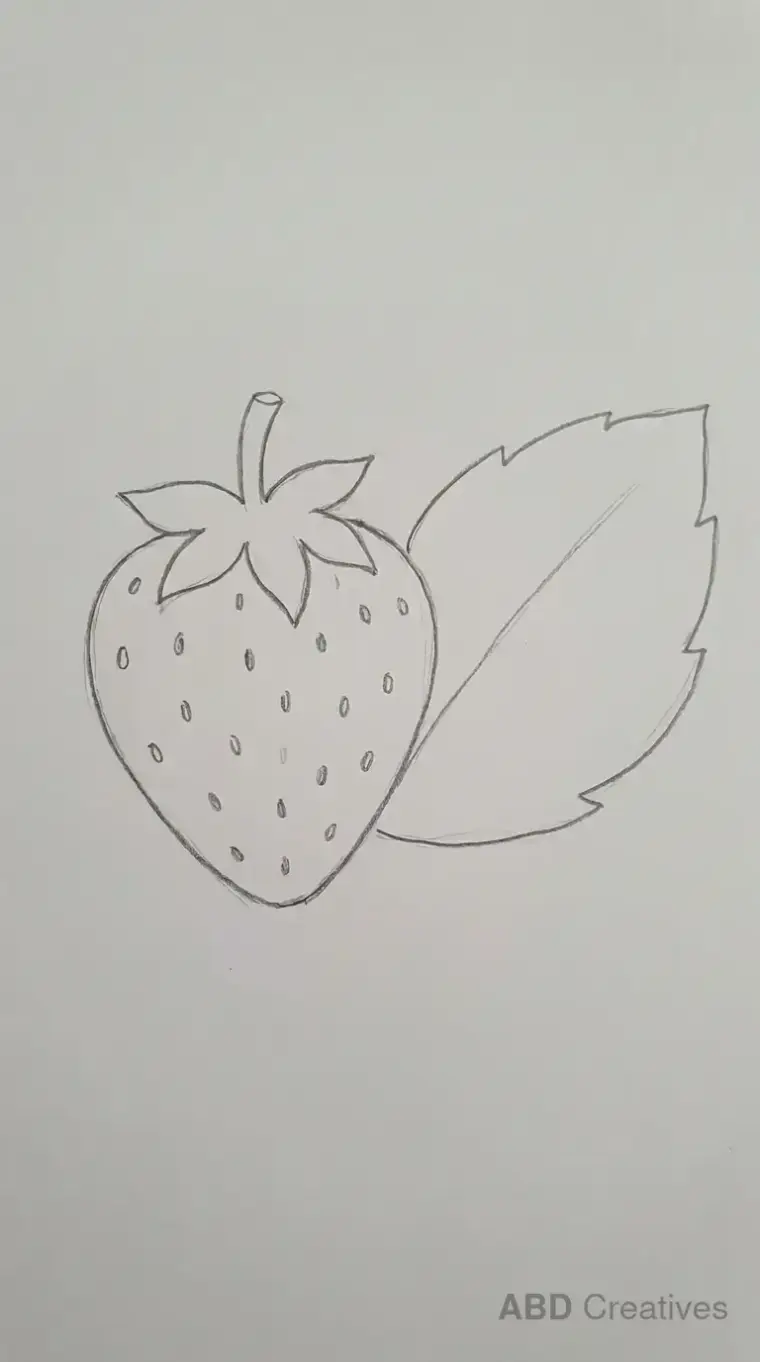 Strawberry drawing ideas