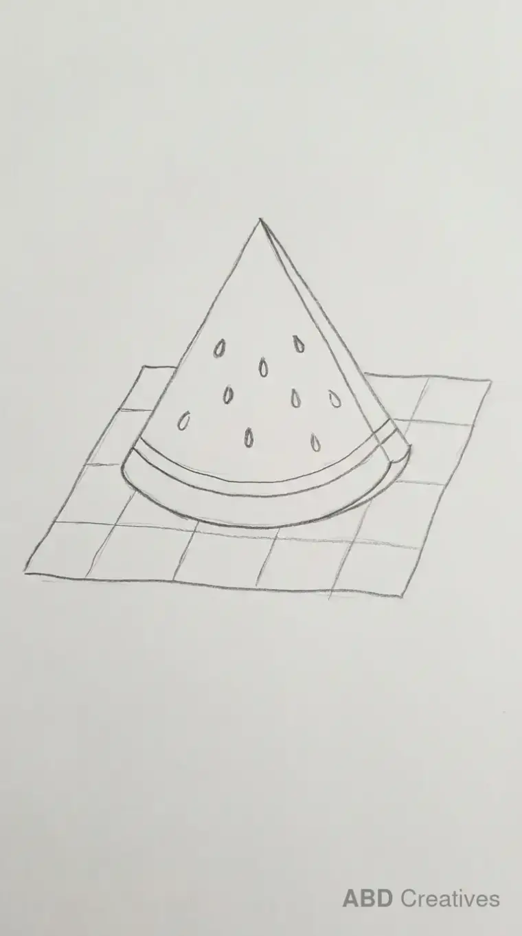 Watermelon on a Picnic Cloth