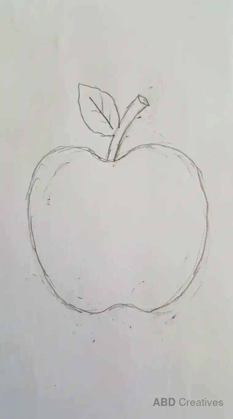 Apple With a Leaf