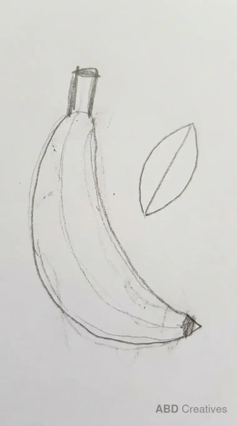 Banana With a Leaf