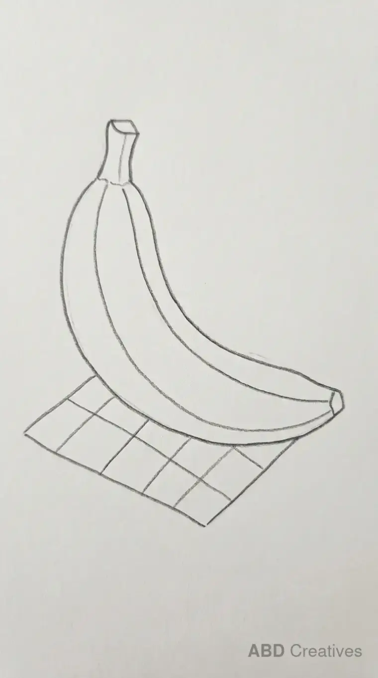 Banana on a Picnic Cloth