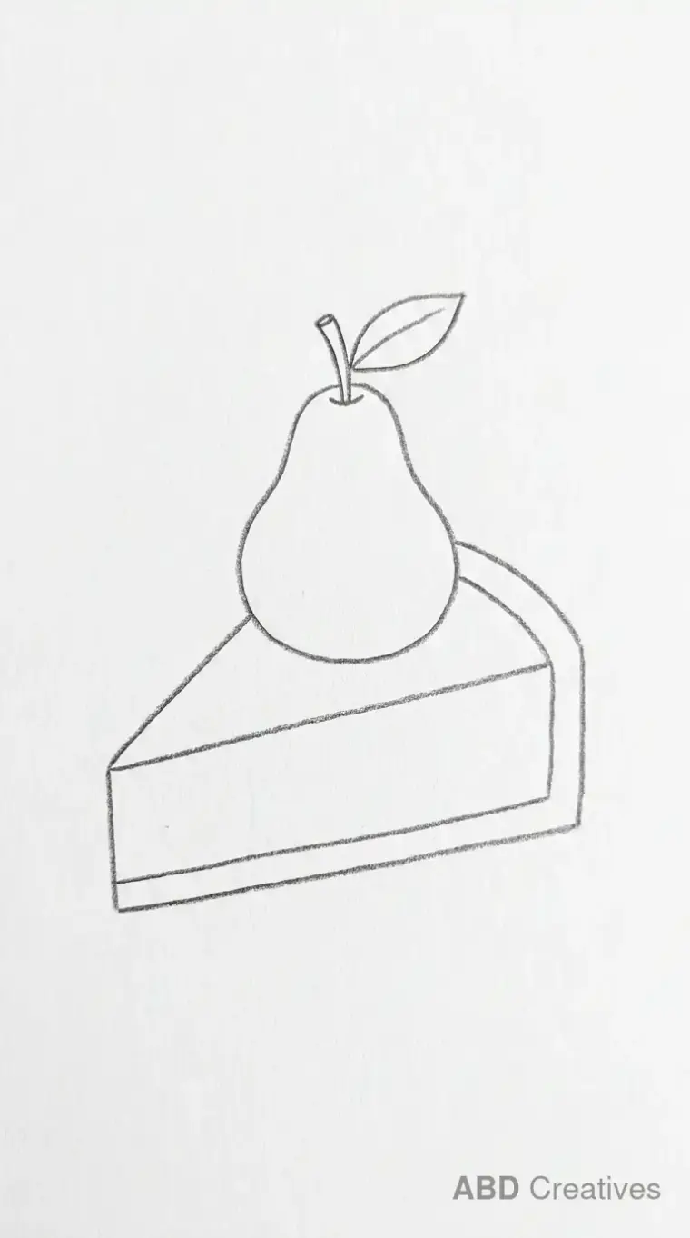 Pear on a Cake
