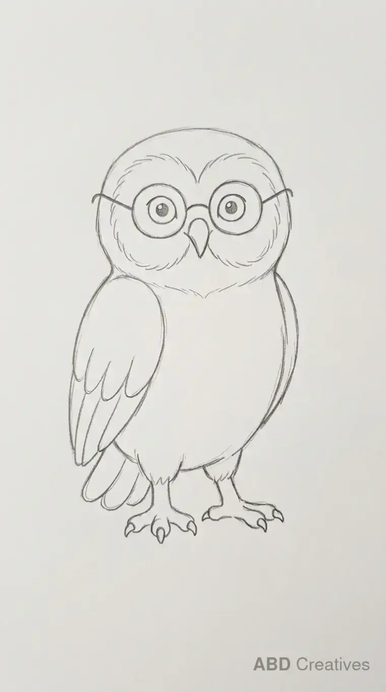 Owl Wearing Glasses