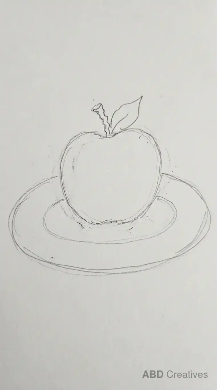 Apple on a Plate