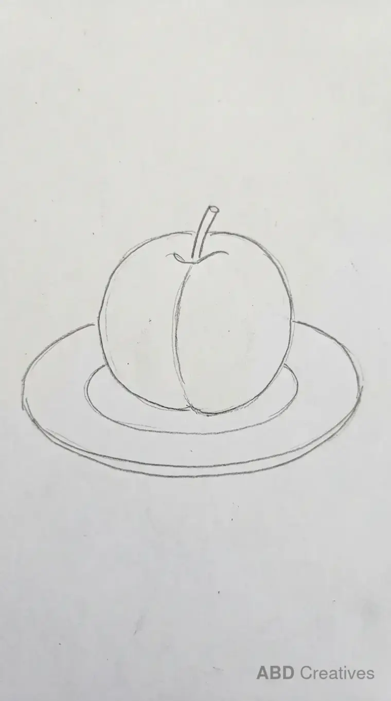 Peach on a Plate
