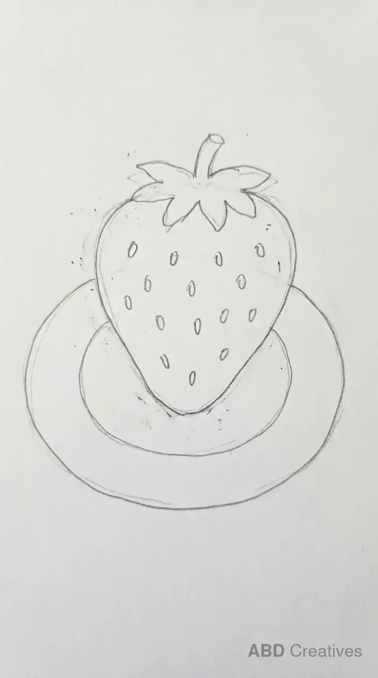 Strawberry on a Plate