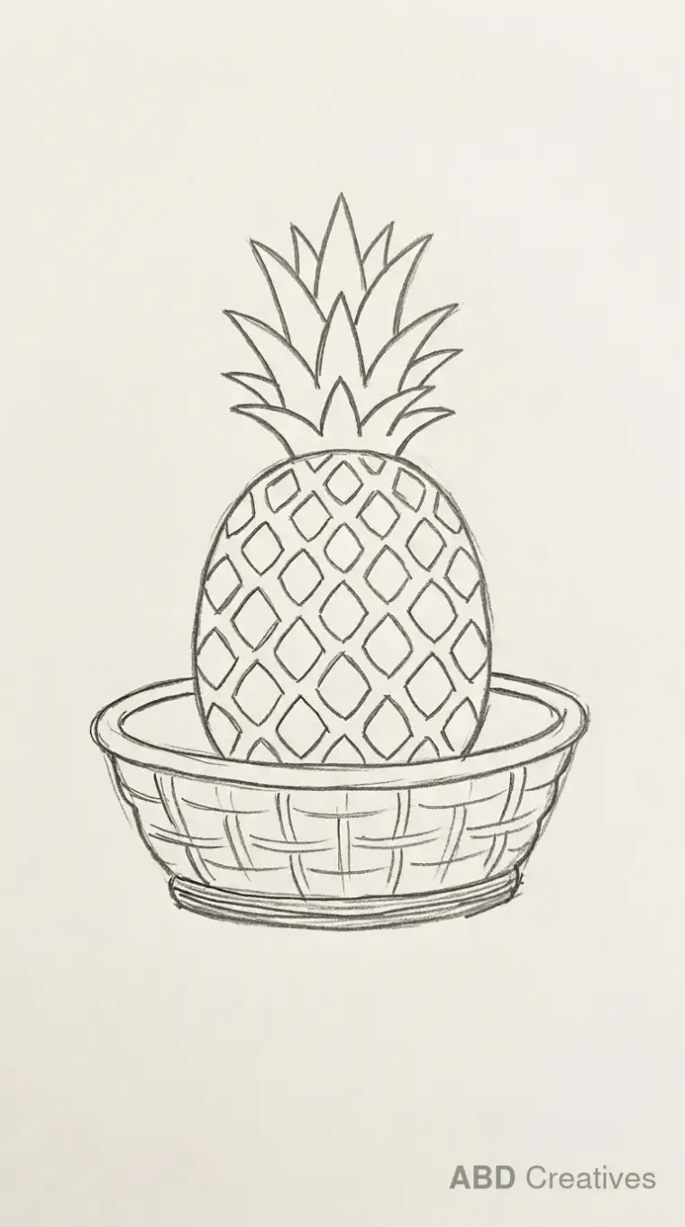 Pineapple in a Basket