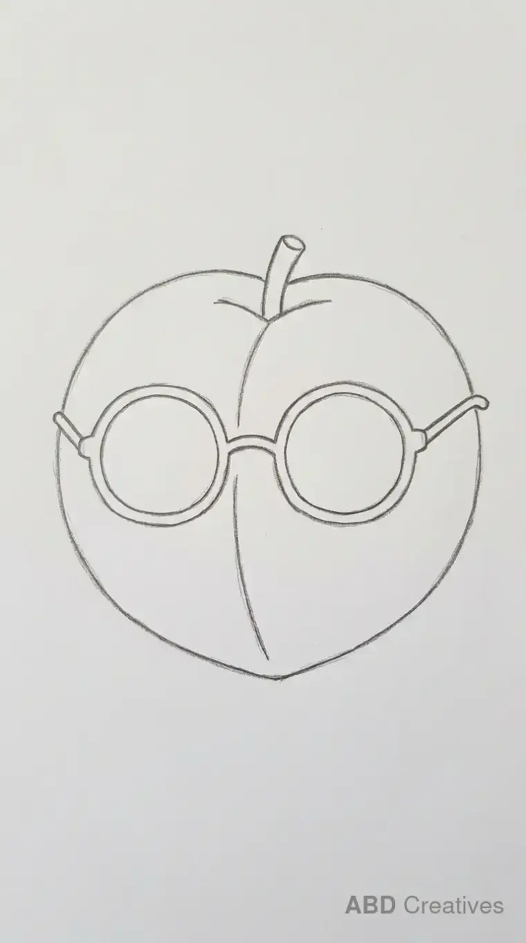 Peach With Glasses