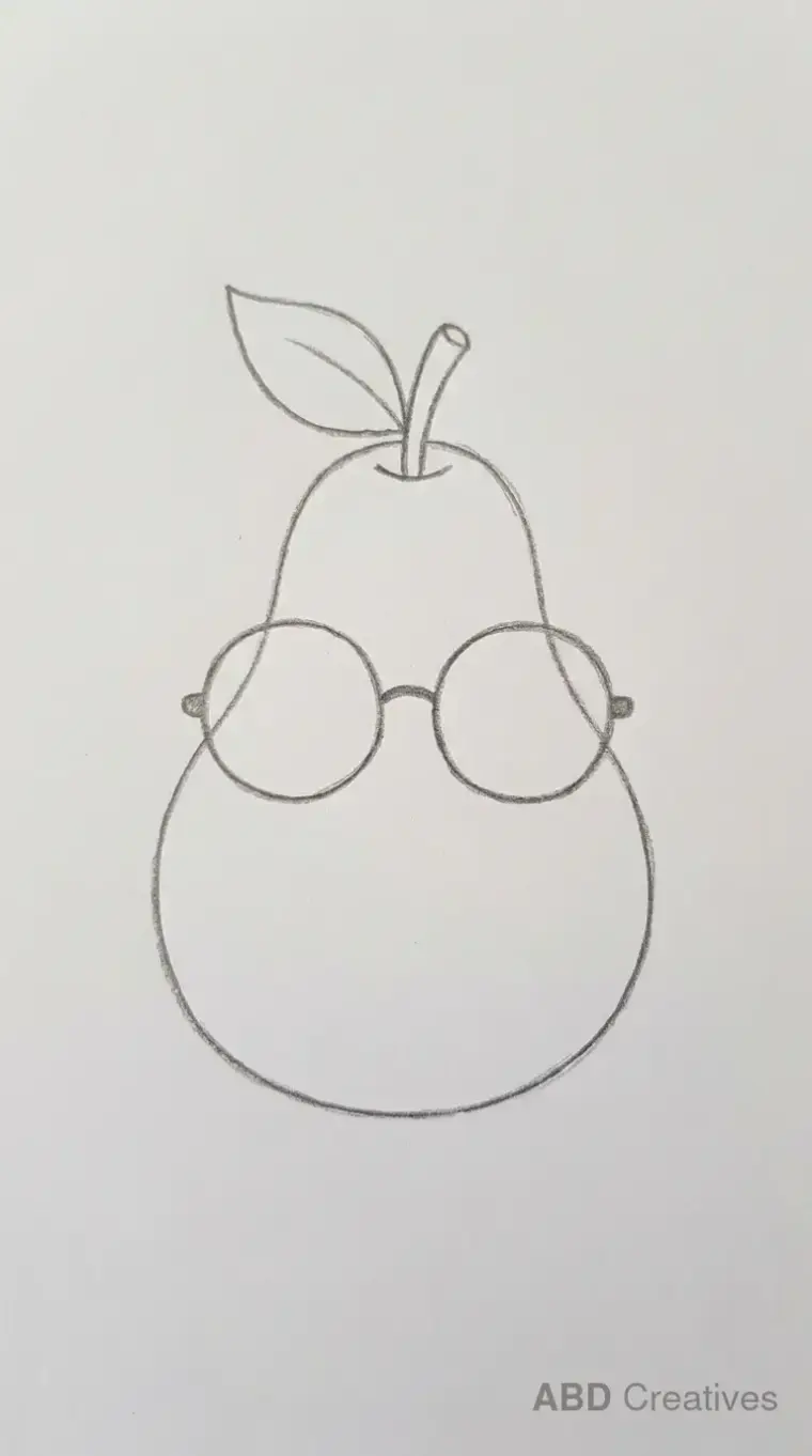 Pear With Glasses