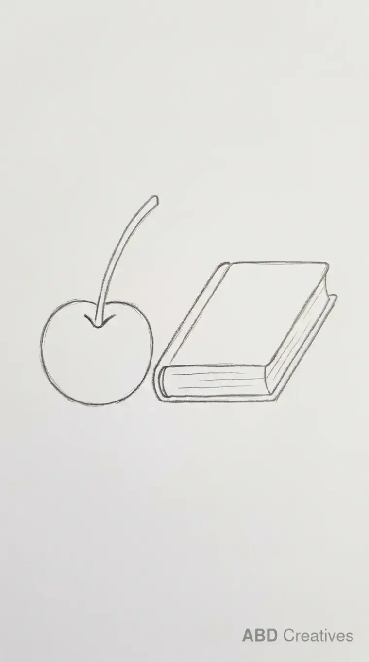 Cherry Beside a Book