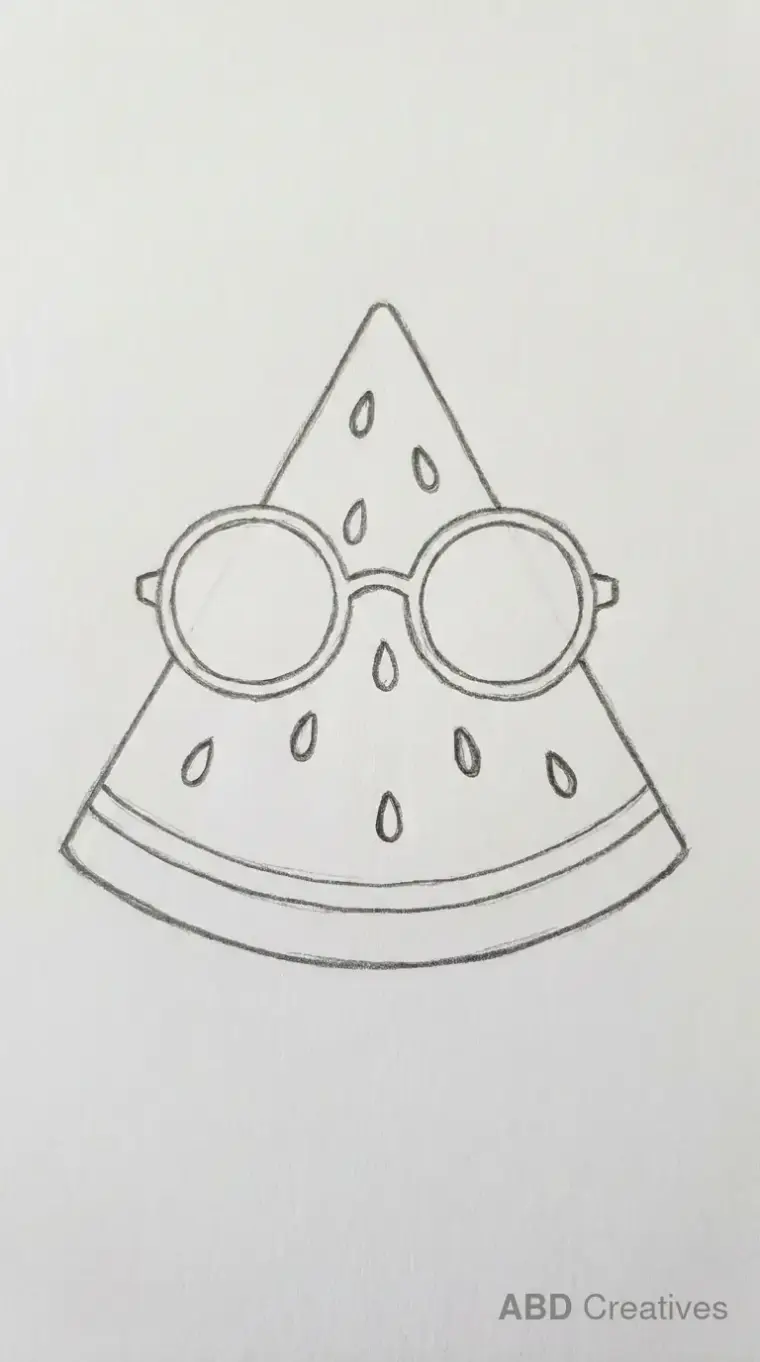 Watermelon With Glasses