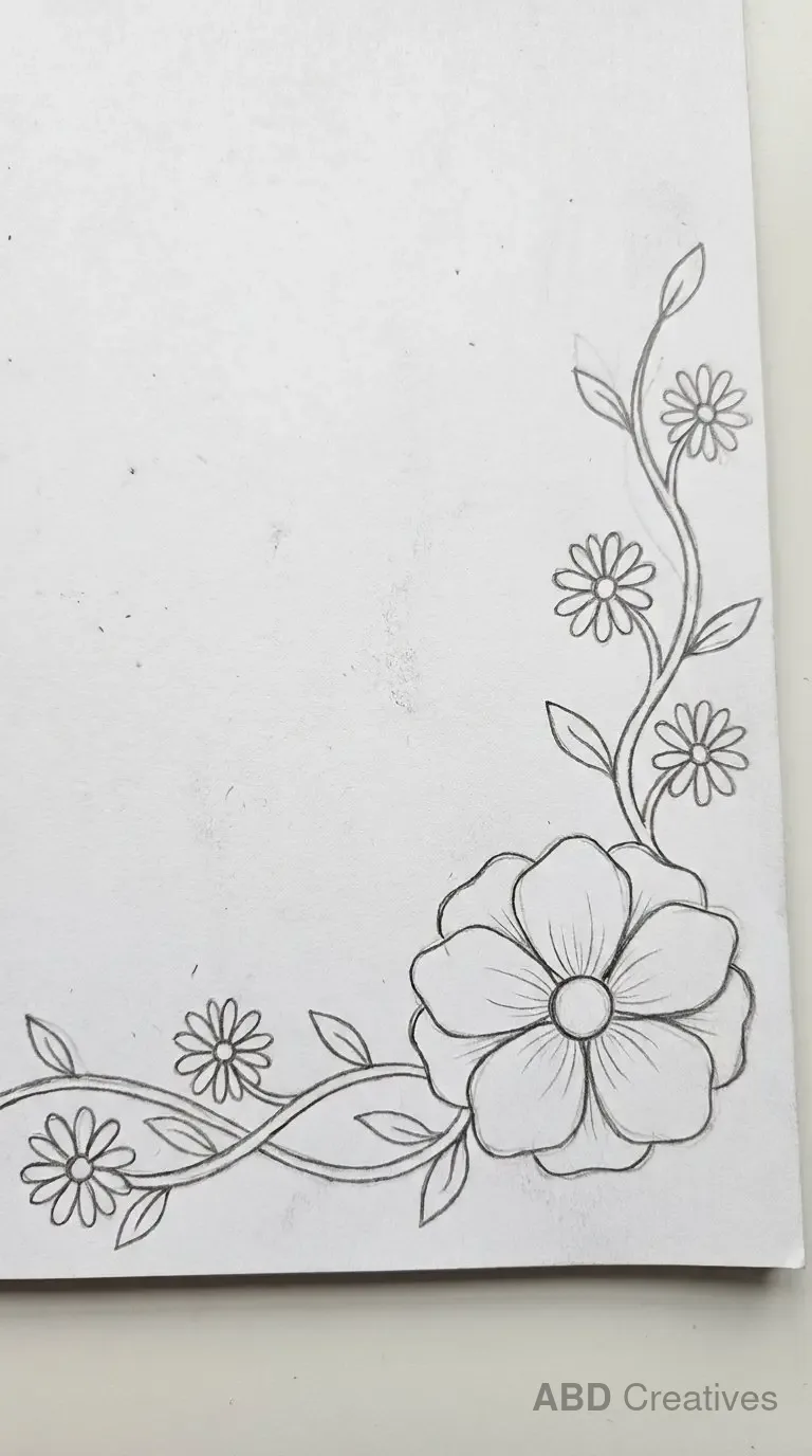 Anemone Corner Border