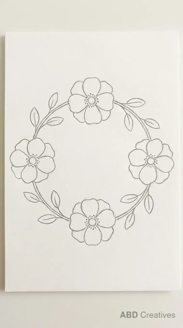 Anemone Flower Wreath