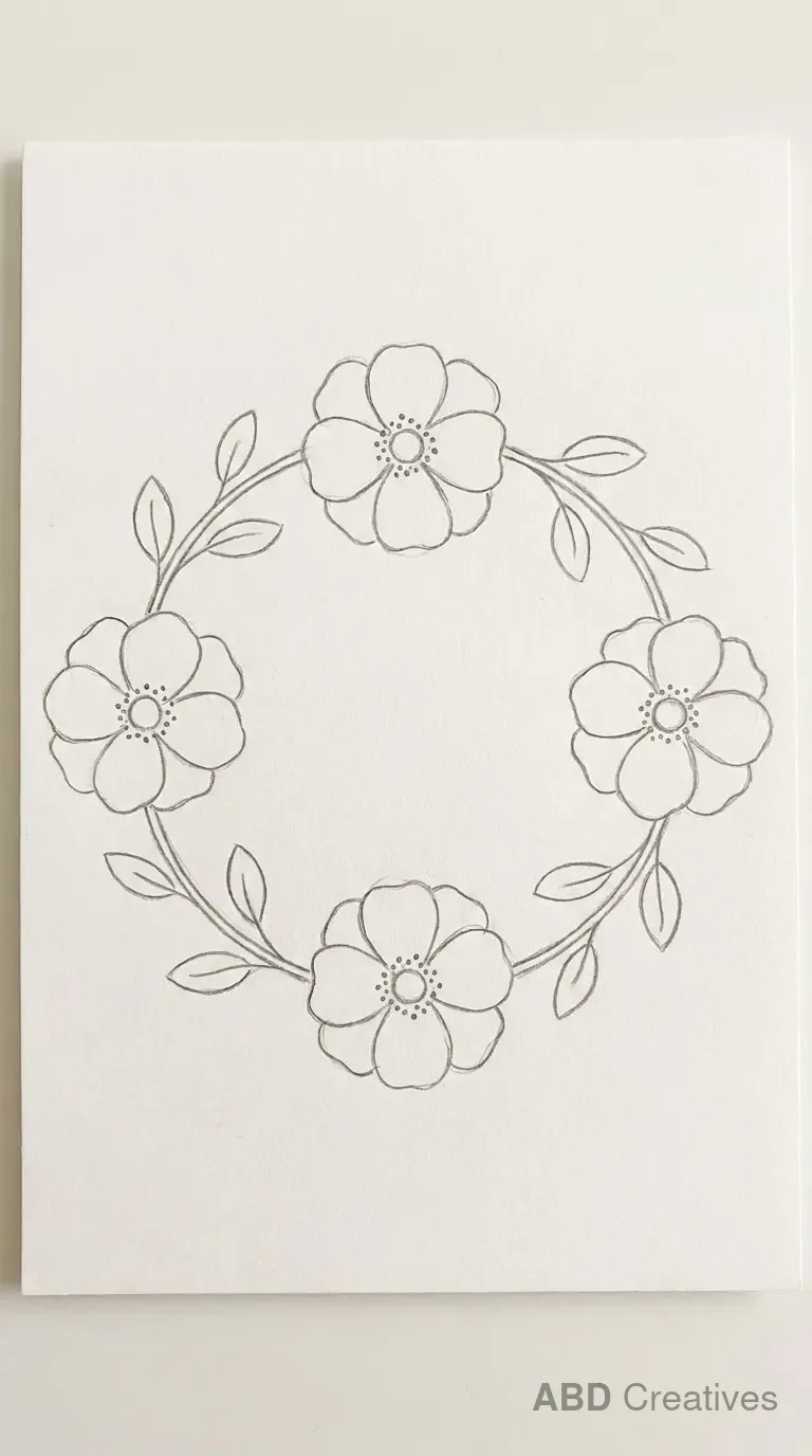 Anemone Flower Wreath