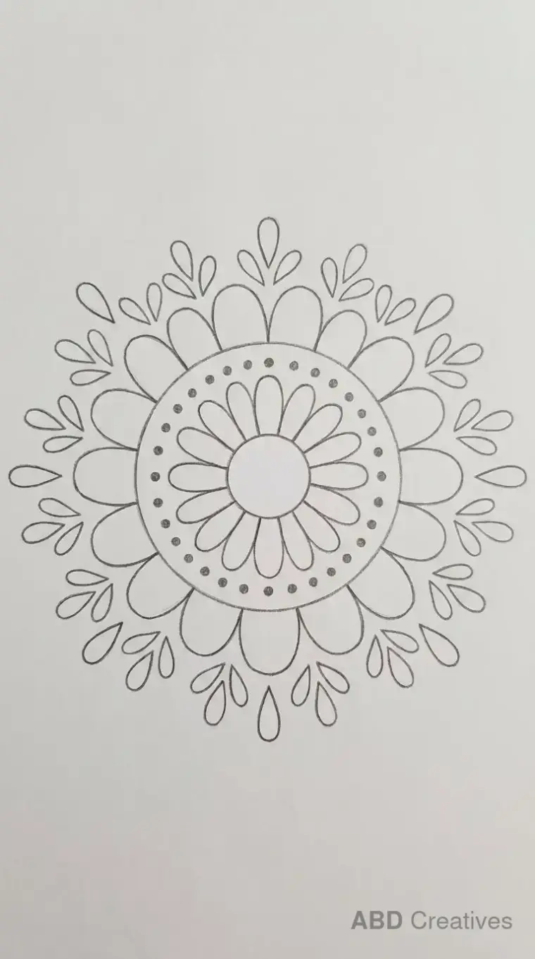 Anemone Flower Mandala