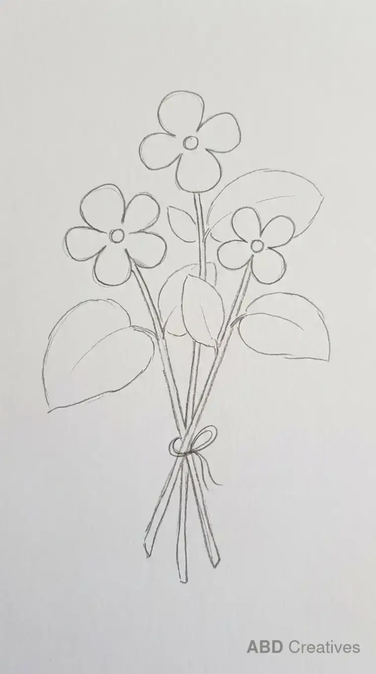 Begonia Flower Bouquet