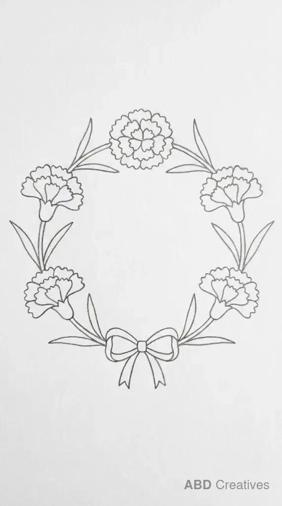 Carnation Wreath