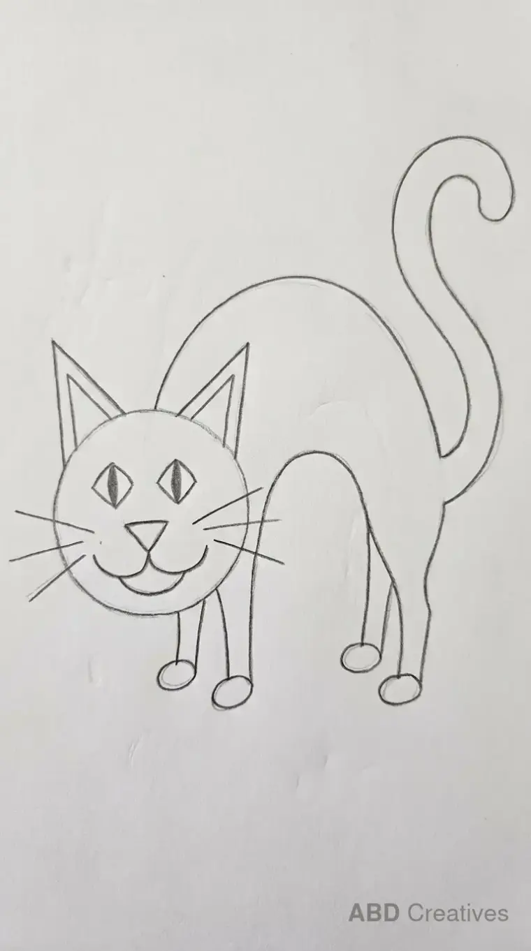 Cat with an Arched Back