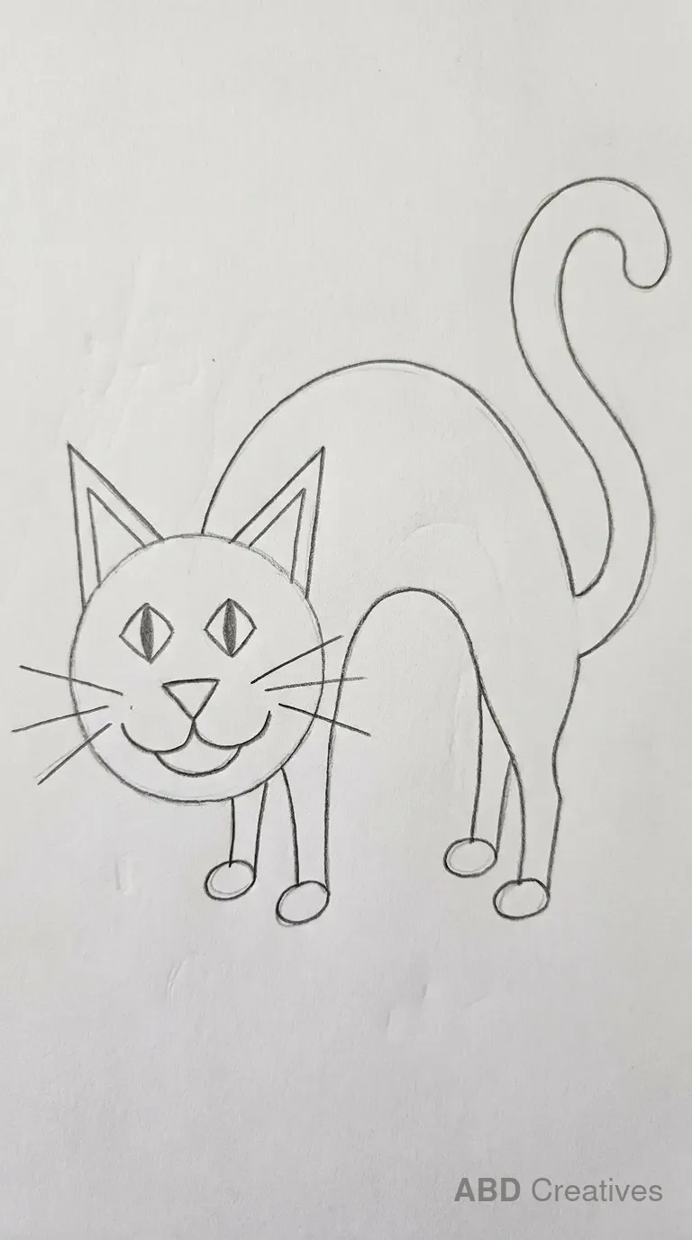 Cat with an Arched Back